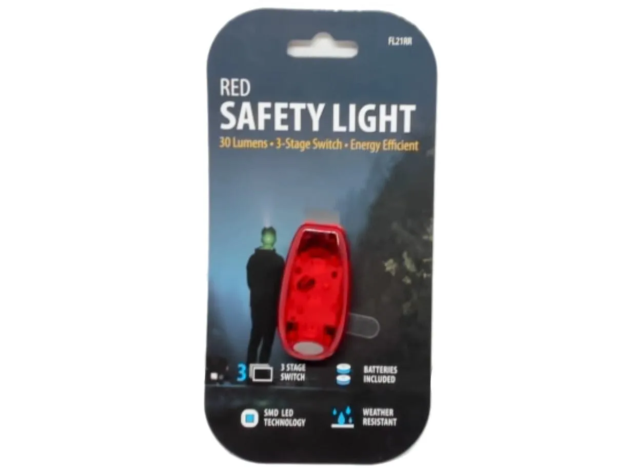 Safety Light Red 30 Lumens 3 Stage Switch