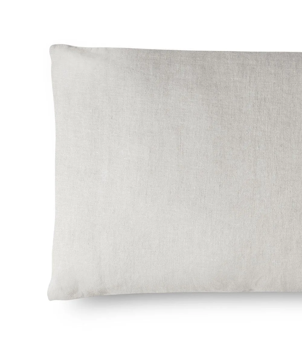 SAMPLE SALE<br>Picardie Ecru Linen Pillowcase Housewife