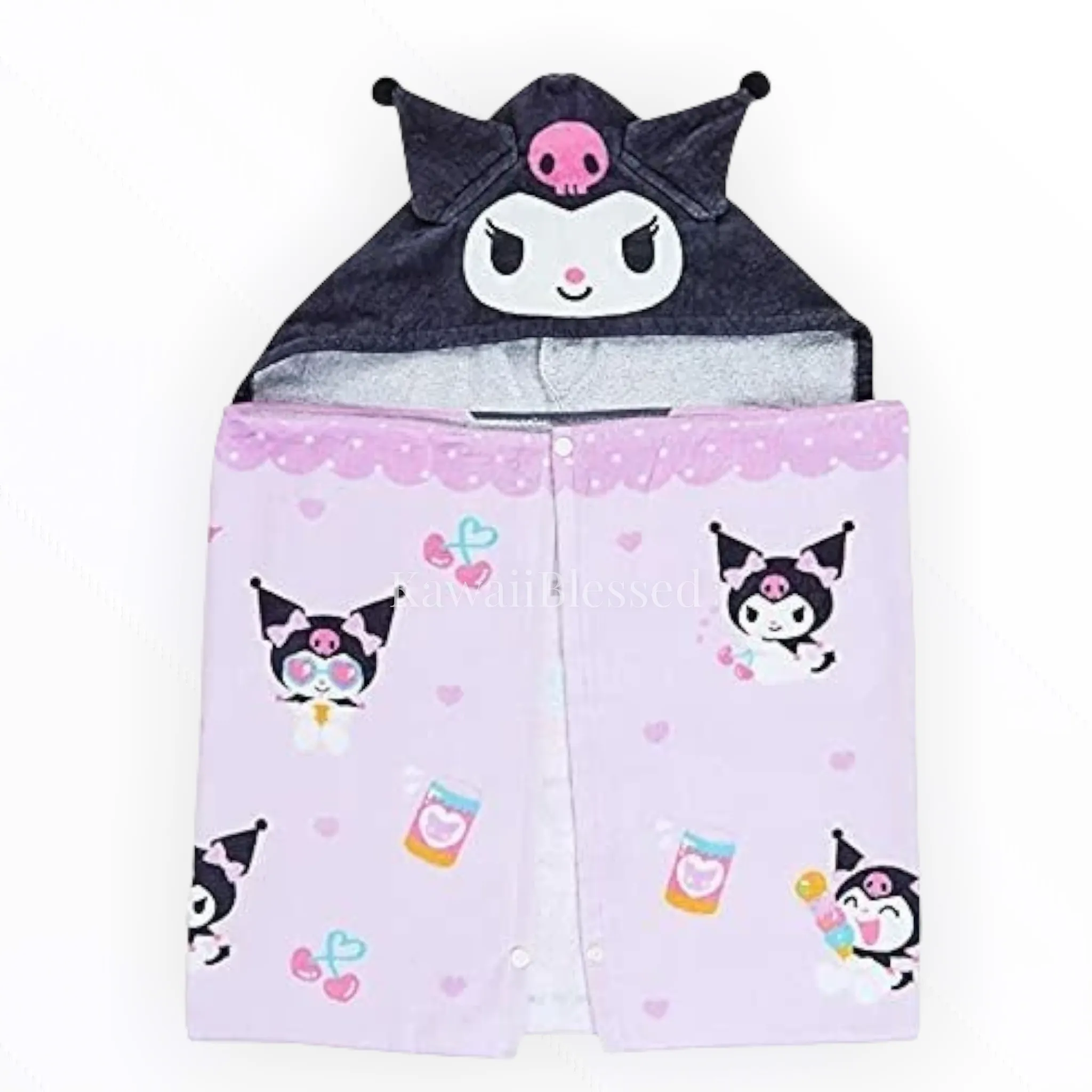 Sanrio Character Bath Towel with Hood