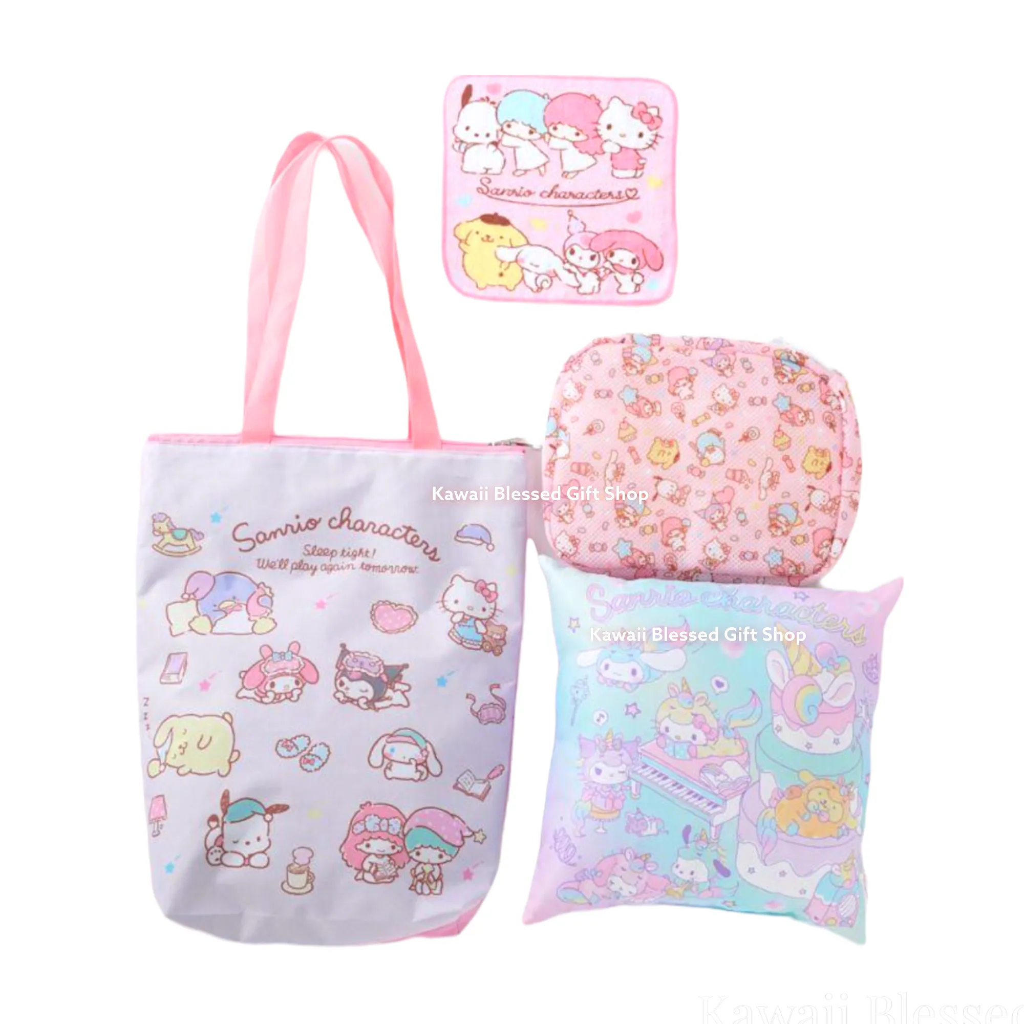 Sanrio Character “Lucky” Bag (includes 4 items)