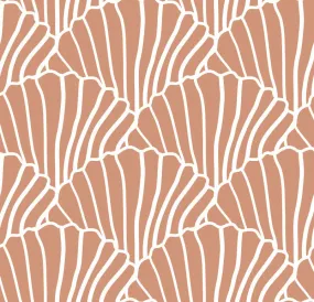 SEASHELLS | Terracotta pink | Pillowcase | 60x70cm/ 23.6x27.5"