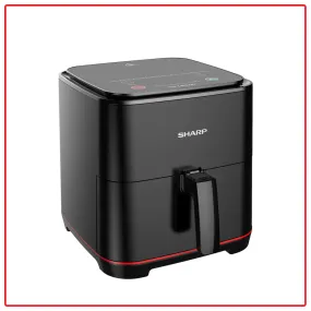 Sharp KFAF50MBK 5.0L 8 Cook Menu with LED Display Light Air Fryer