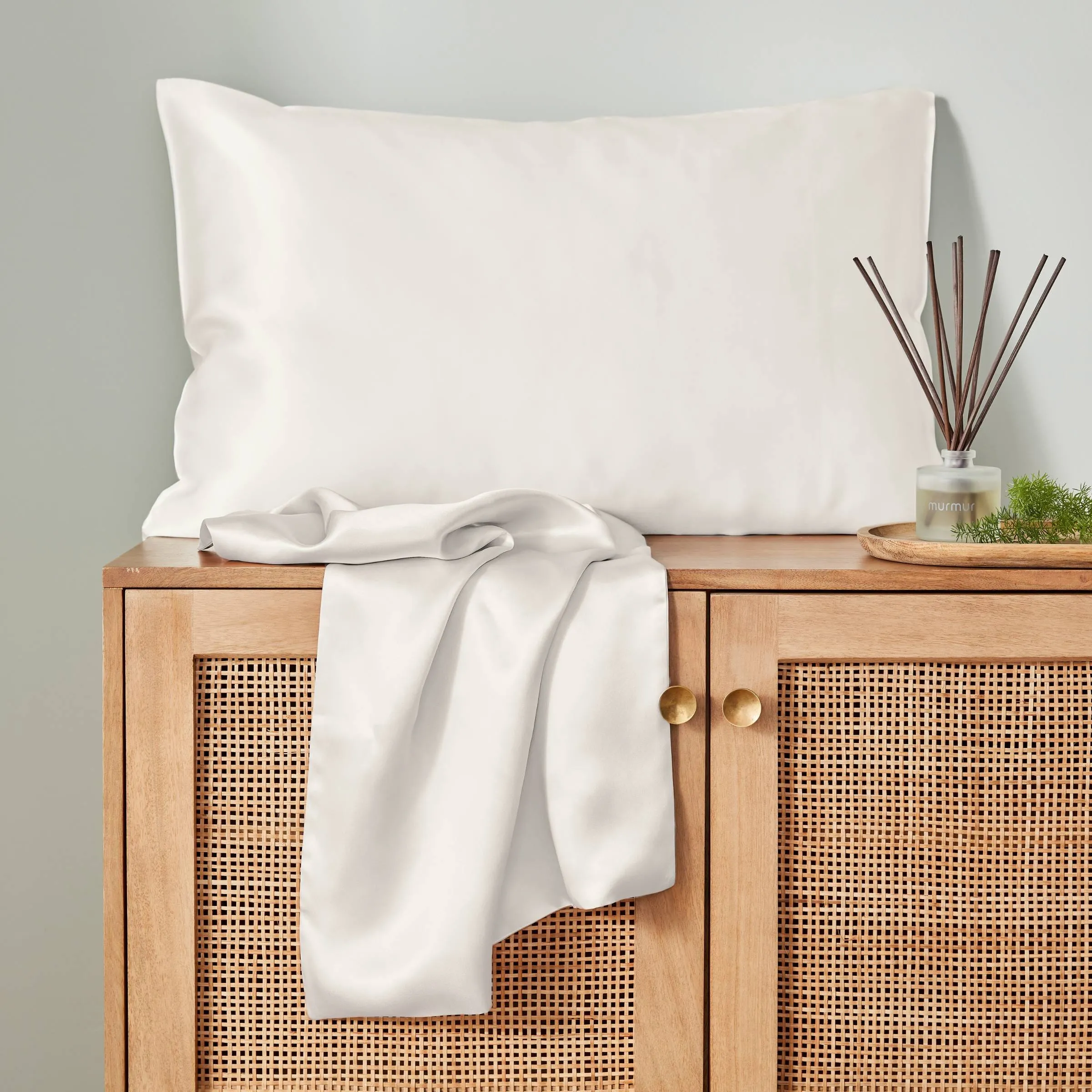 Silk Standard Pillowcase, Ivory