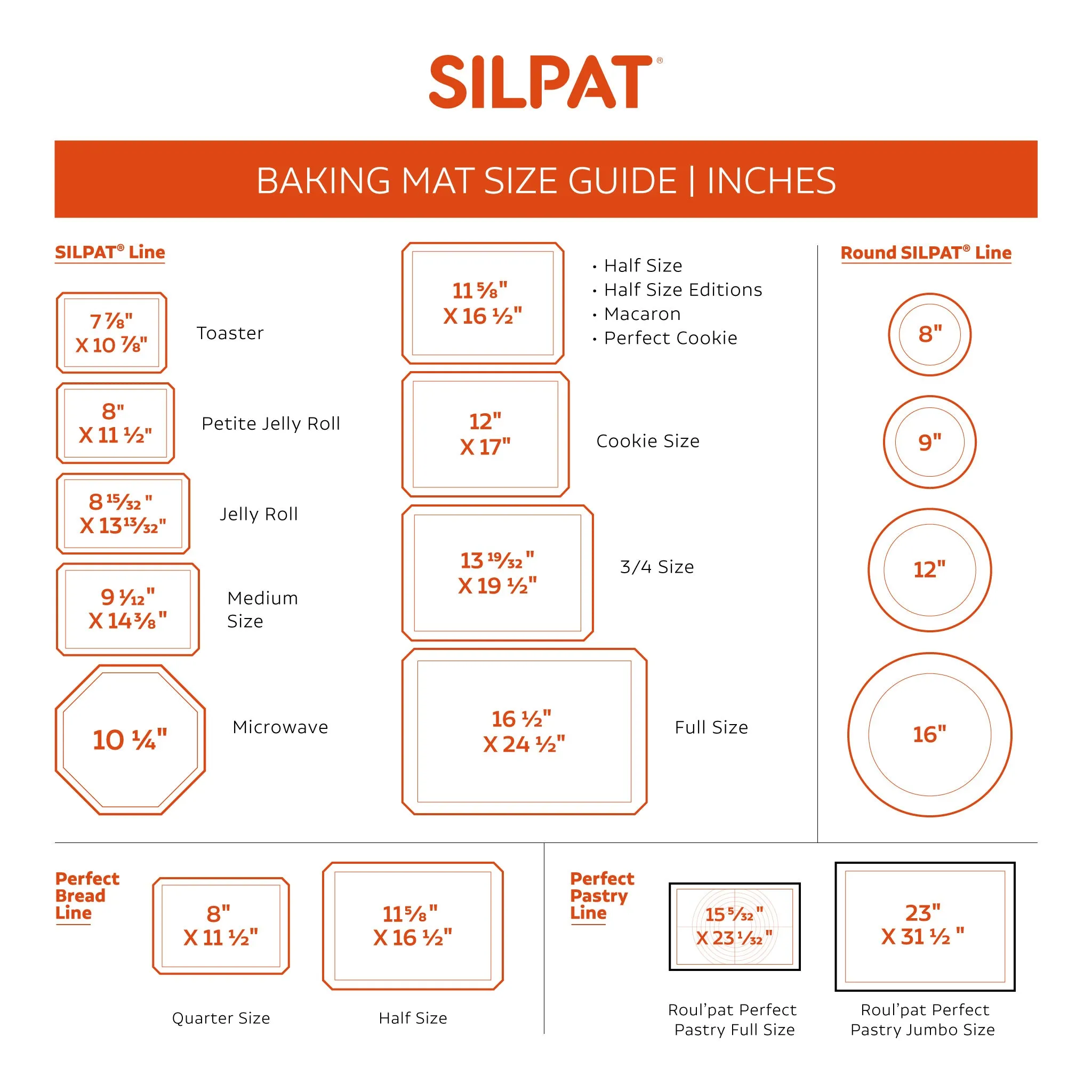 Silpat Cookie Size Baking Mat