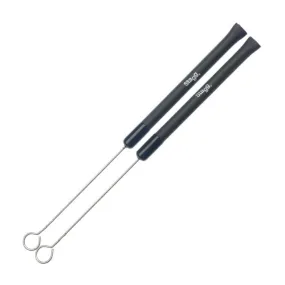 Stagg Retractable Wire Brushes - Rubber Handle