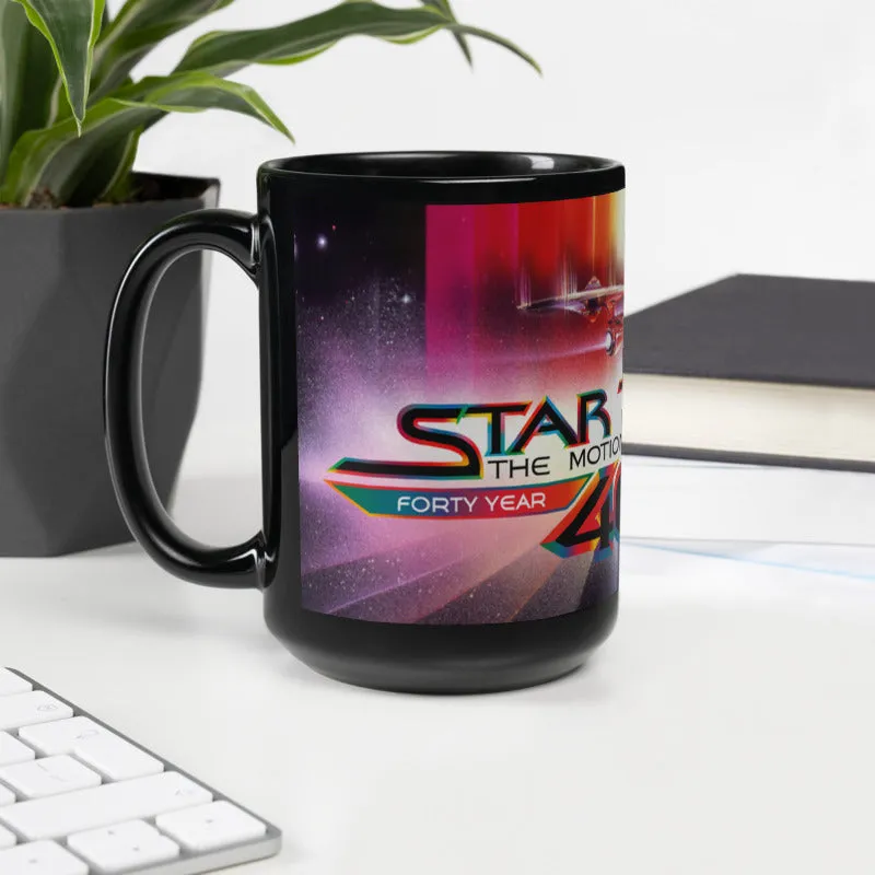 Star Trek: The Motion Picture 40th Anniversary U.S.S. Enterprise Black Mug