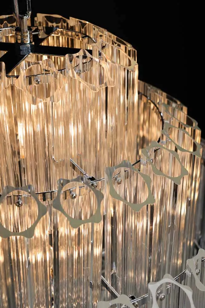 Stunning Art Deco Crystal Chandelier