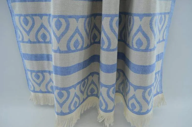 Summer Blue Voyage 100% Cotton Towel