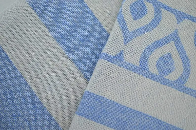 Summer Blue Voyage 100% Cotton Towel