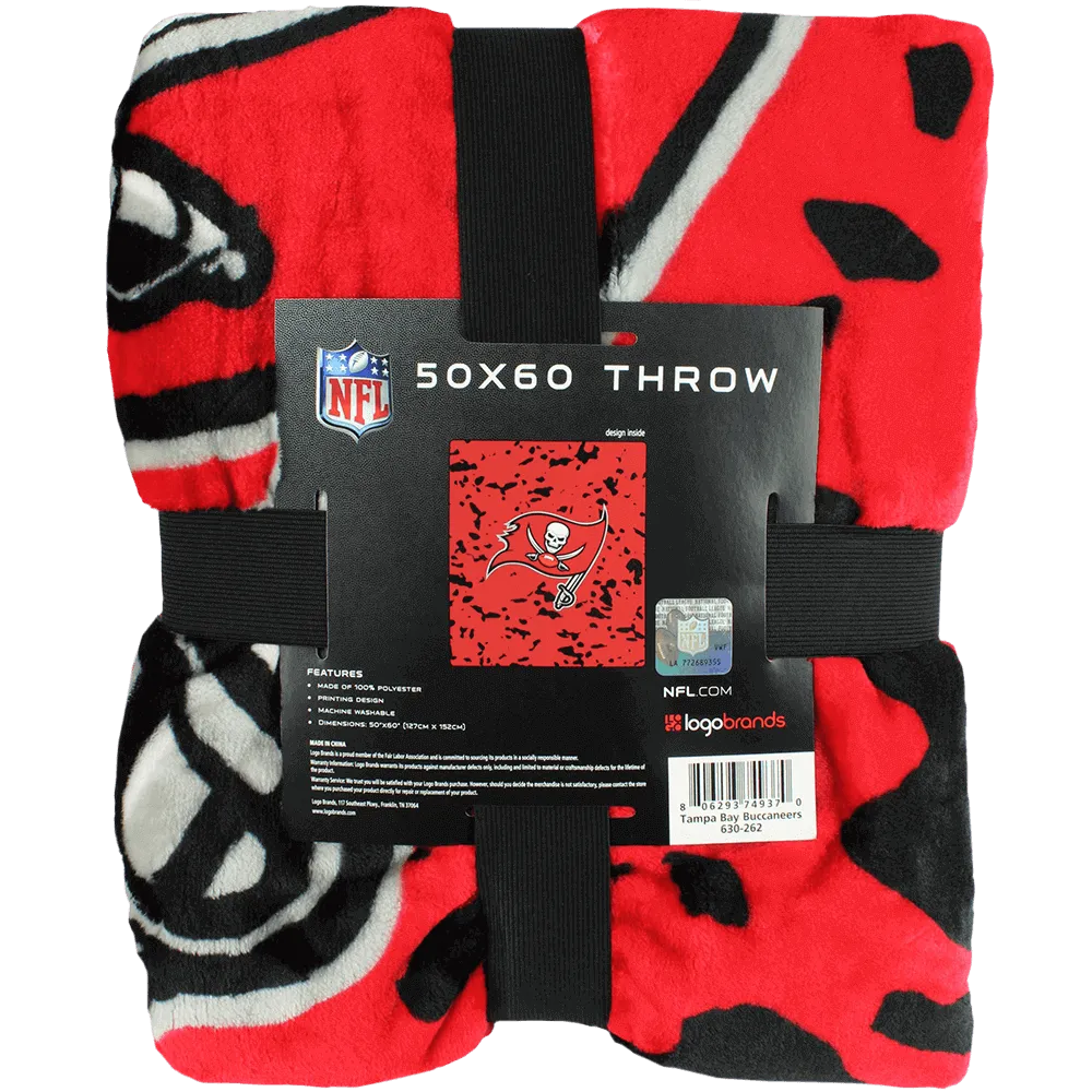 Tampa Bay Buccaneers Throw Blanket, 50" x 60"