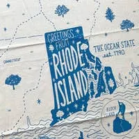 Tea Towel - Greetings from Rhode Island