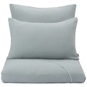 Tercia Bed Linen [Light green grey/White]