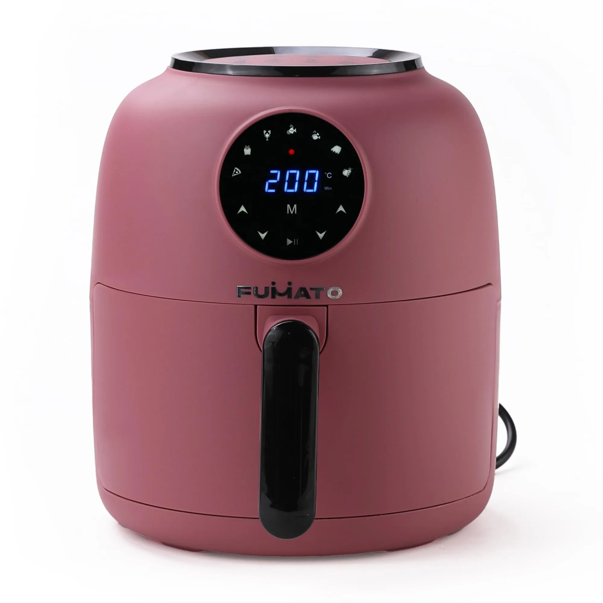 The Better Home Fumato Digital Electric Grill Air Fryer for Home- 12 Presets, 4.5L,1300W, 5-in-1 Roast, Bake, Grill, Fry, Defrost | 90% Less Oil, Rapid Air Technology | 1 Year Warranty (Cherry Pink)