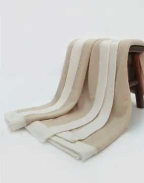 The Big Cashmere Sofa Blanket in Sand