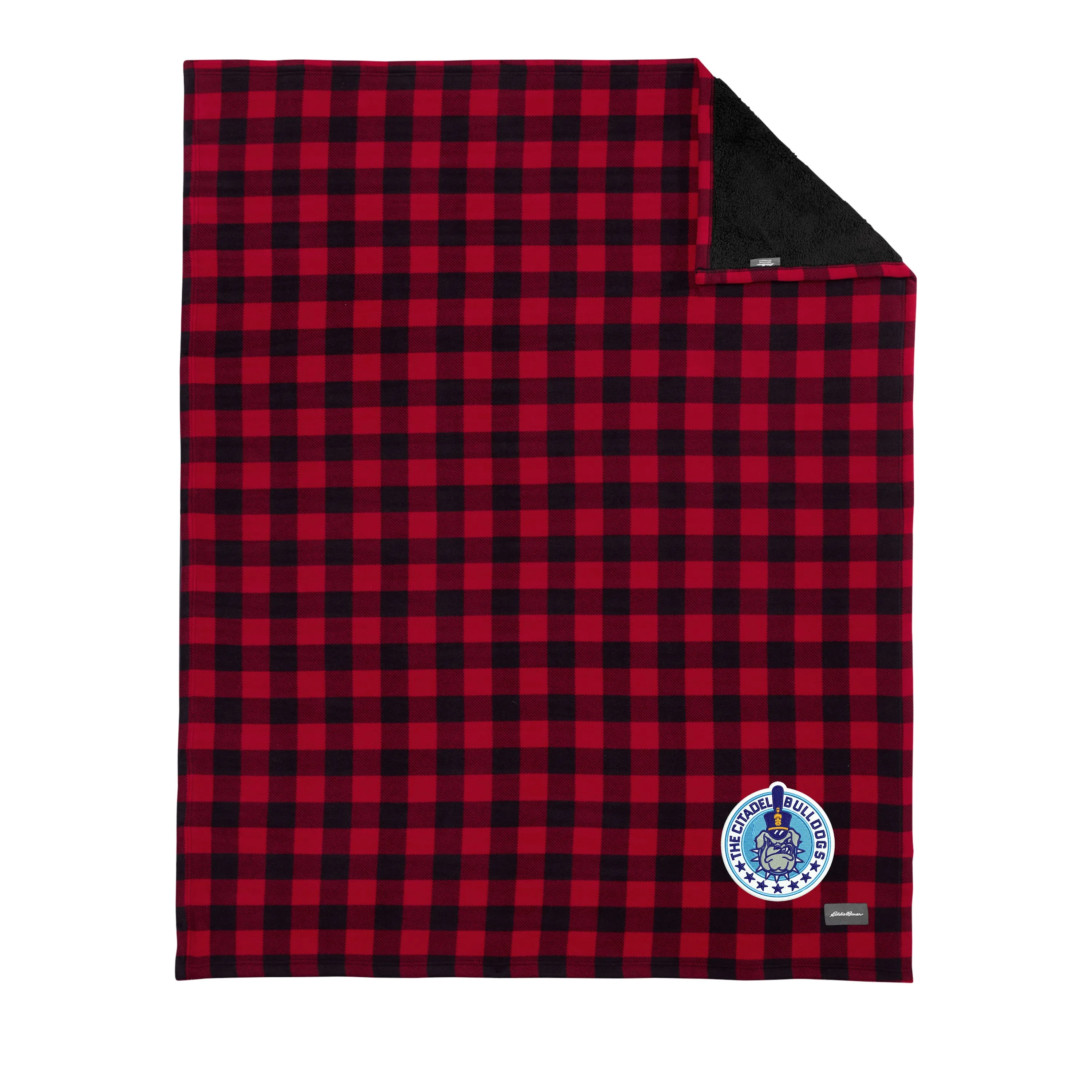 The Citadel, Spike and Stars logo, Eddie Bauer® Woodland Blanket