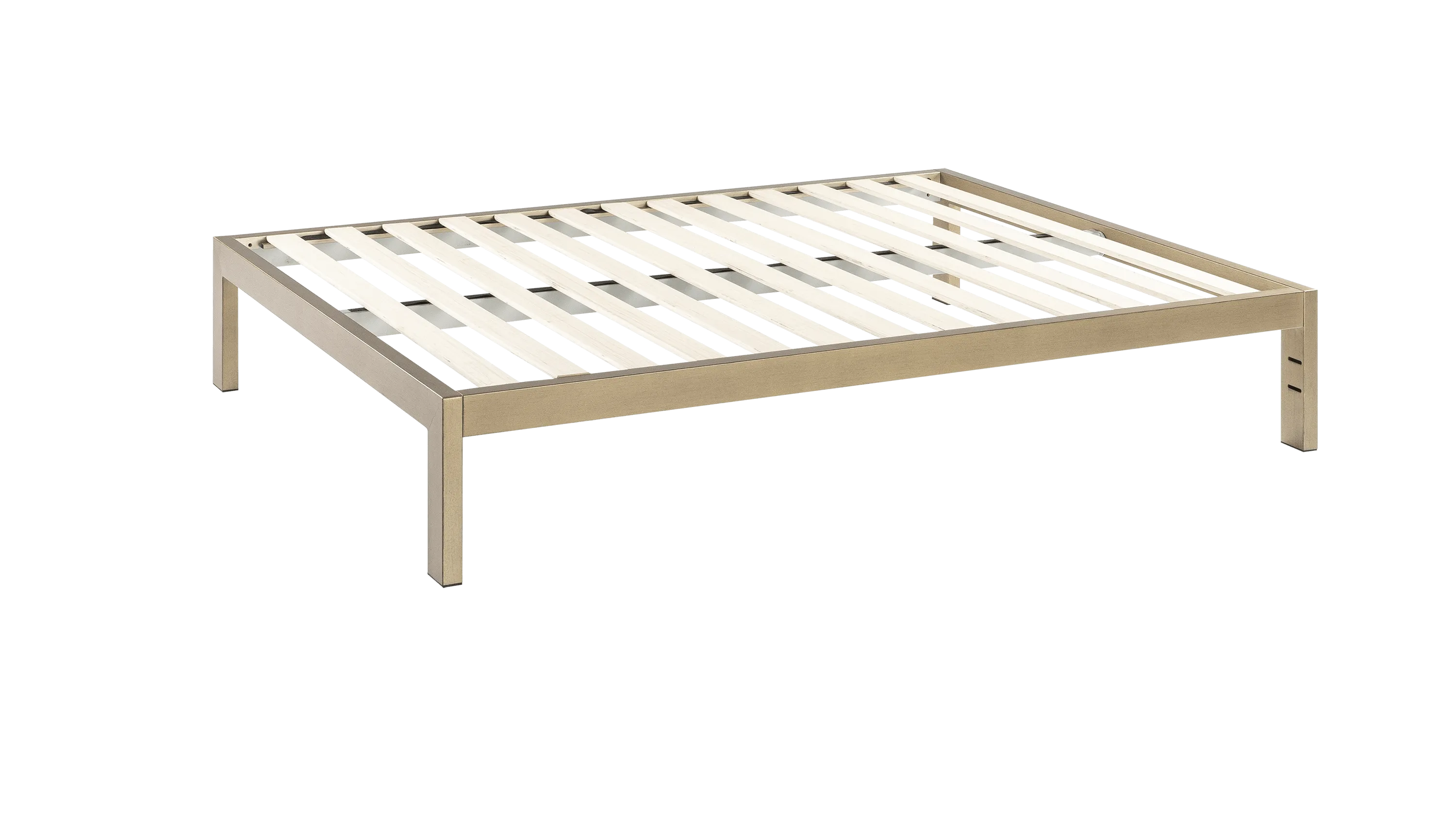 The Frame Gold Brushed - Steel Bed Frame