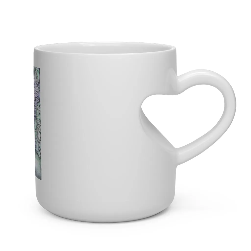 The Key Heart Shape Mug