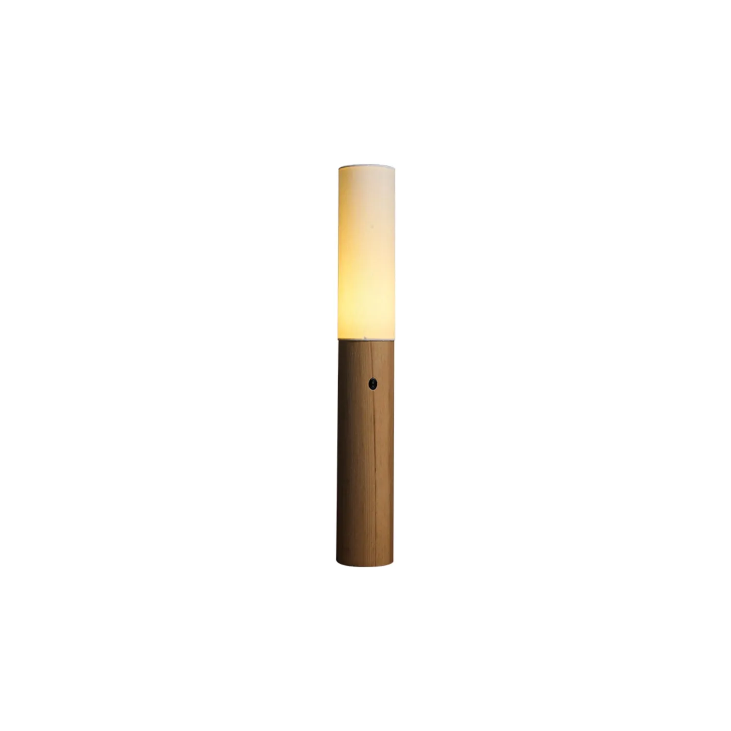 Timber Column Floor Lamp