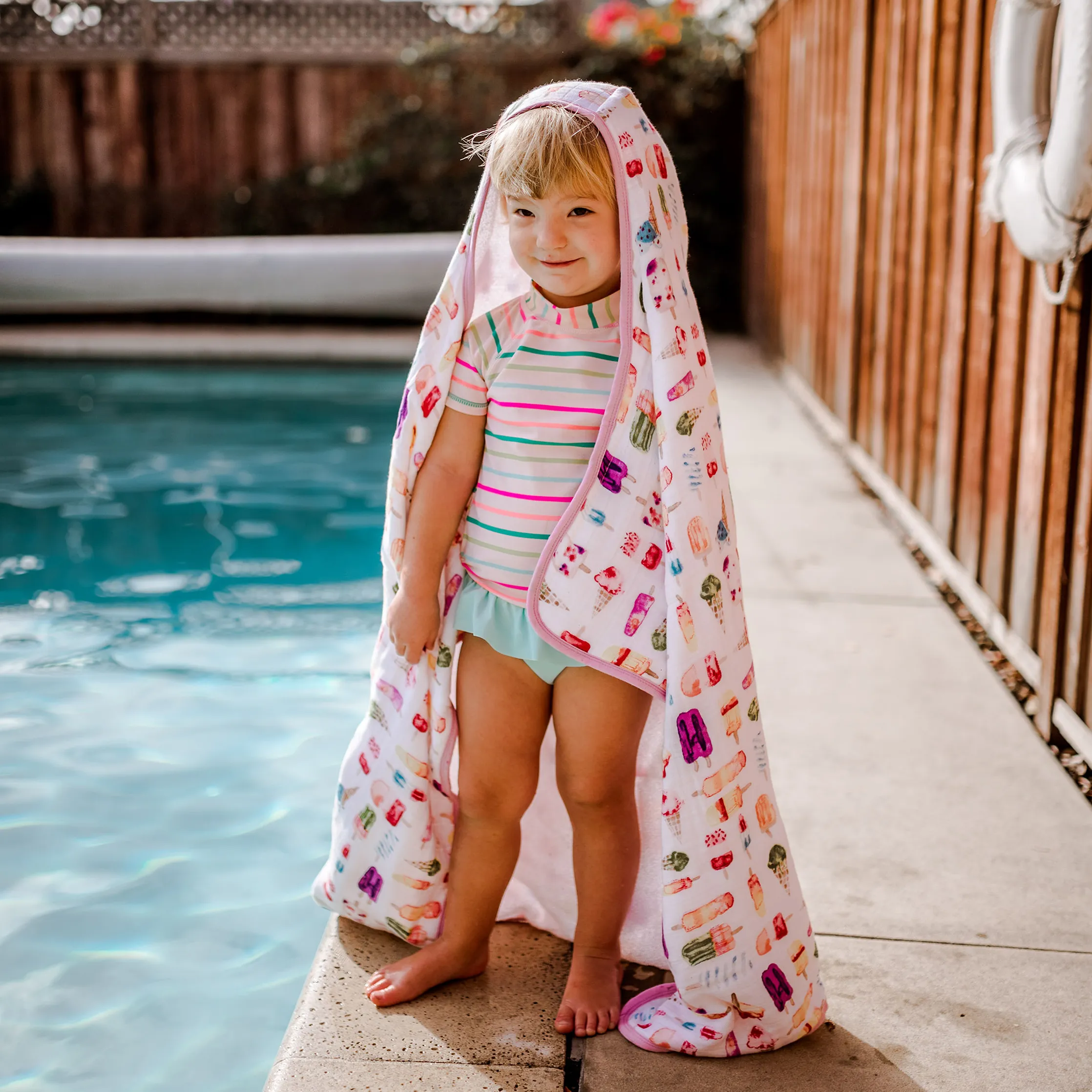 Toddler Hooded Towel - Brain Freeze