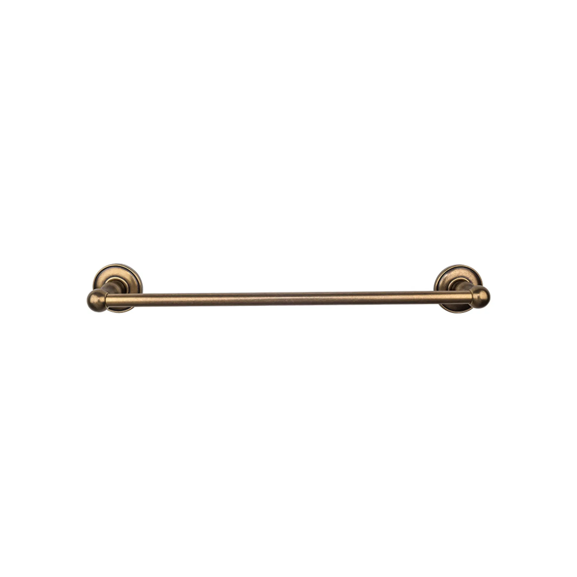 Top Knobs ED10GBZD Edwardian Bath Towel Bar 30 Inch Single - Plain Bplate German Bronze