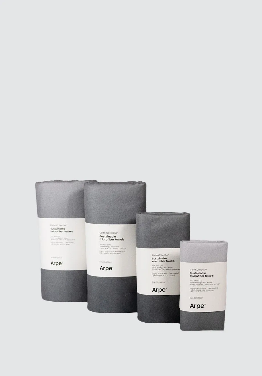 Towels Calm Charcoal Gray