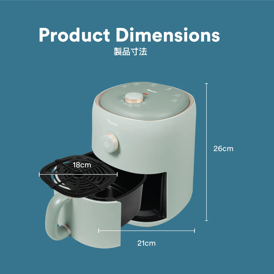 TOYOMI 3.2L Matte Palette Air Fryer AF 3255