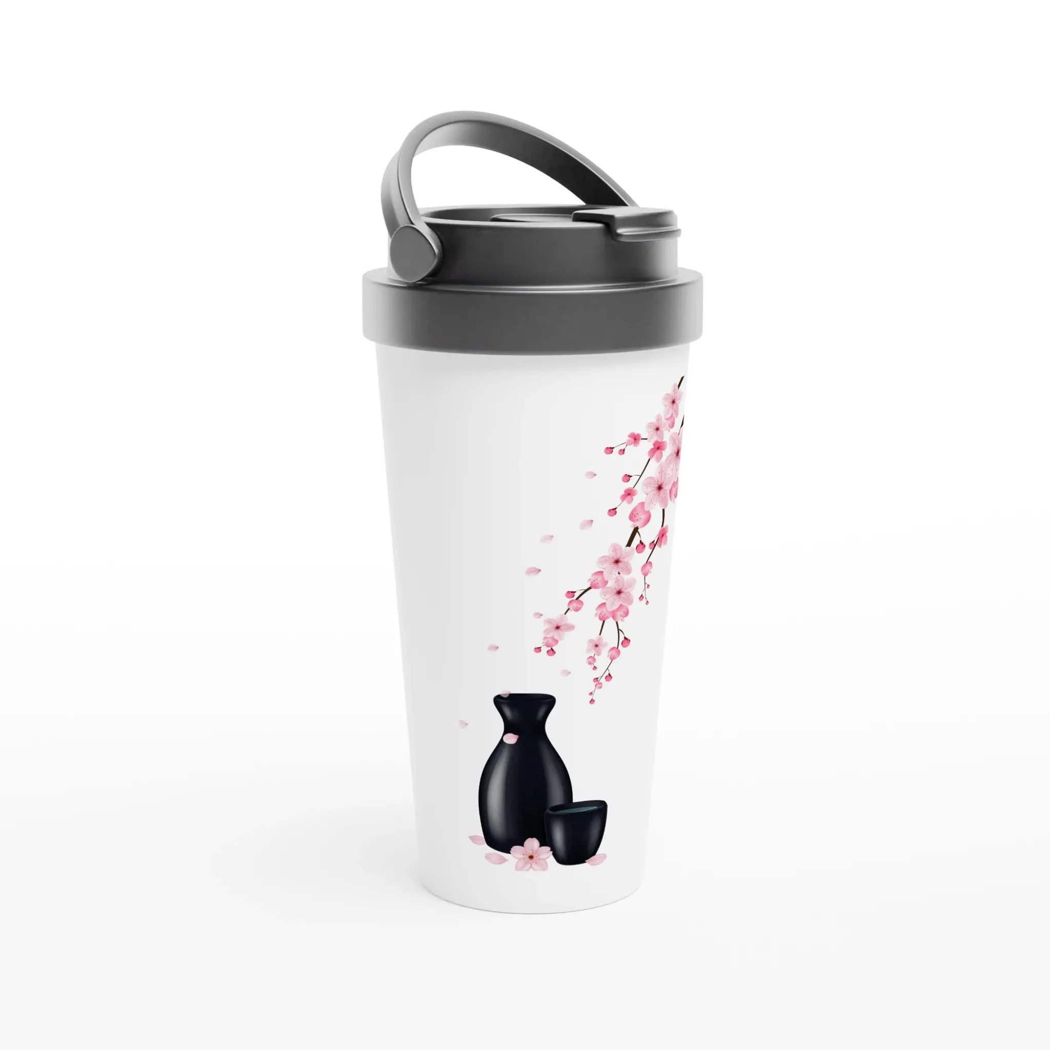 Travel Tumbler with Sake Bottle Design