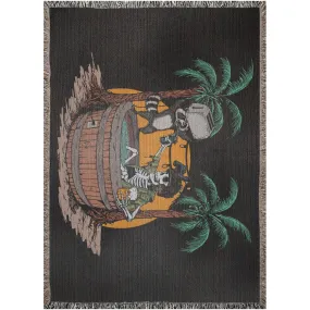 Trouble In Paradise Woven Blanket