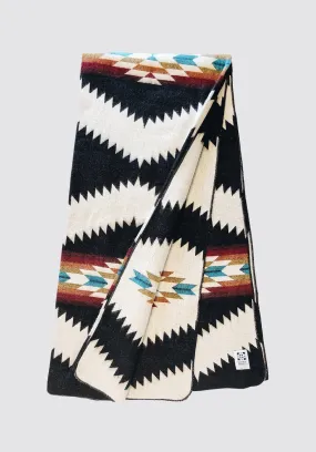 Tsachila Blanket | Colourful Black