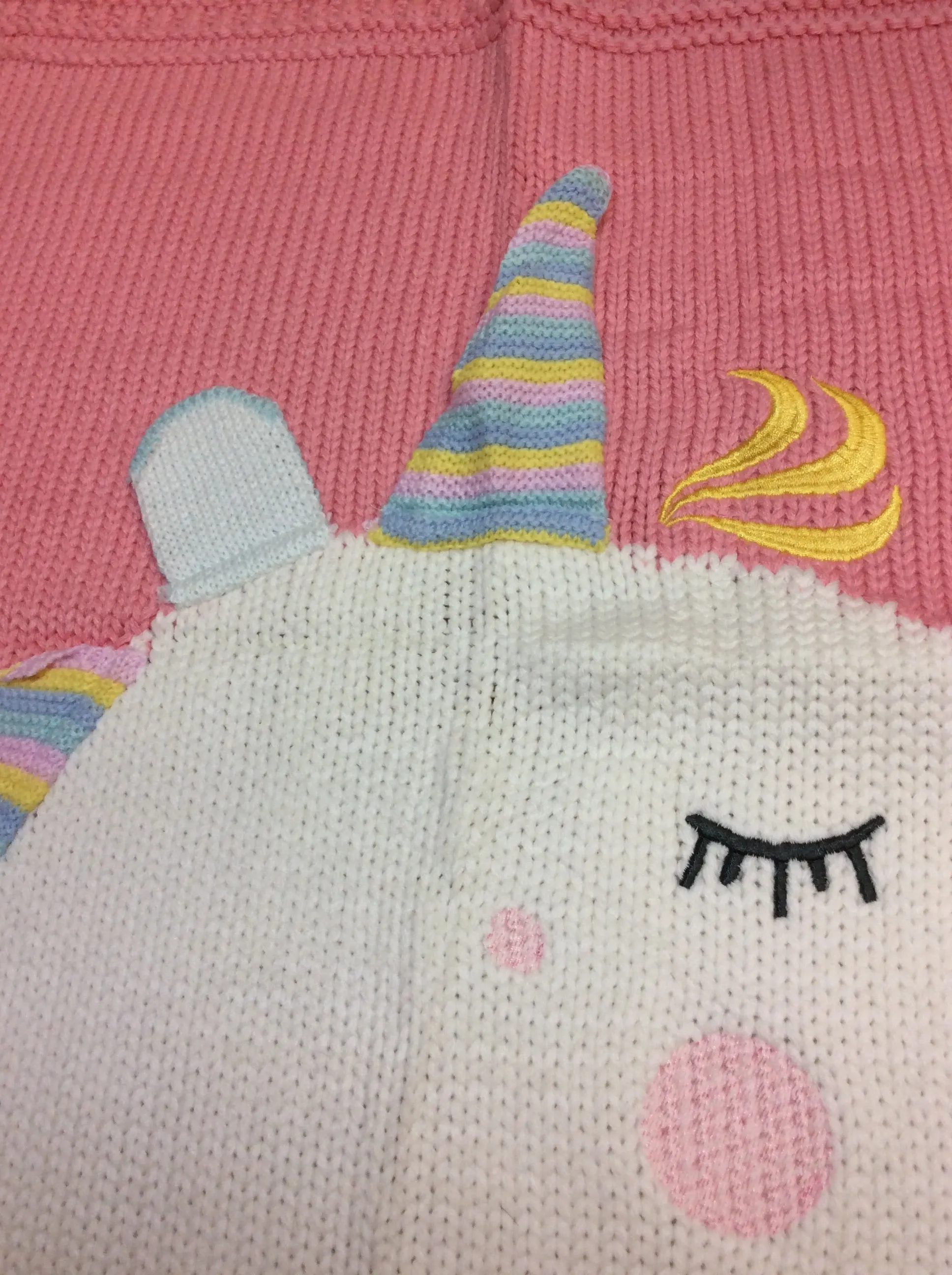 Unicorn Blanket 25x42 in