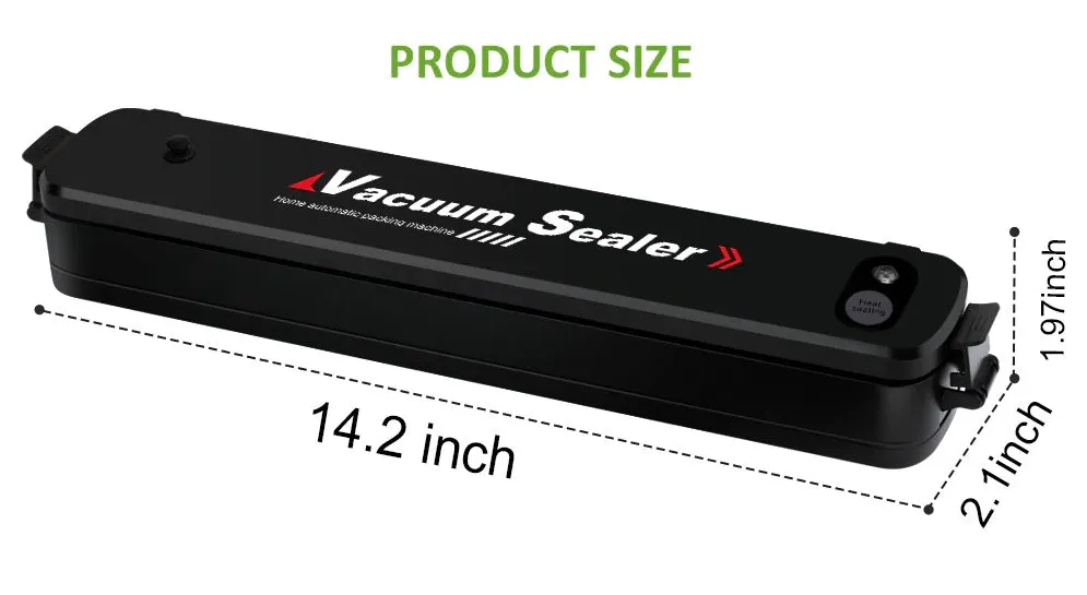 Vacuum Sealer With 15Pcs Bag plus 28cm roll