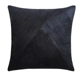 Vienna European Pillowcase Black