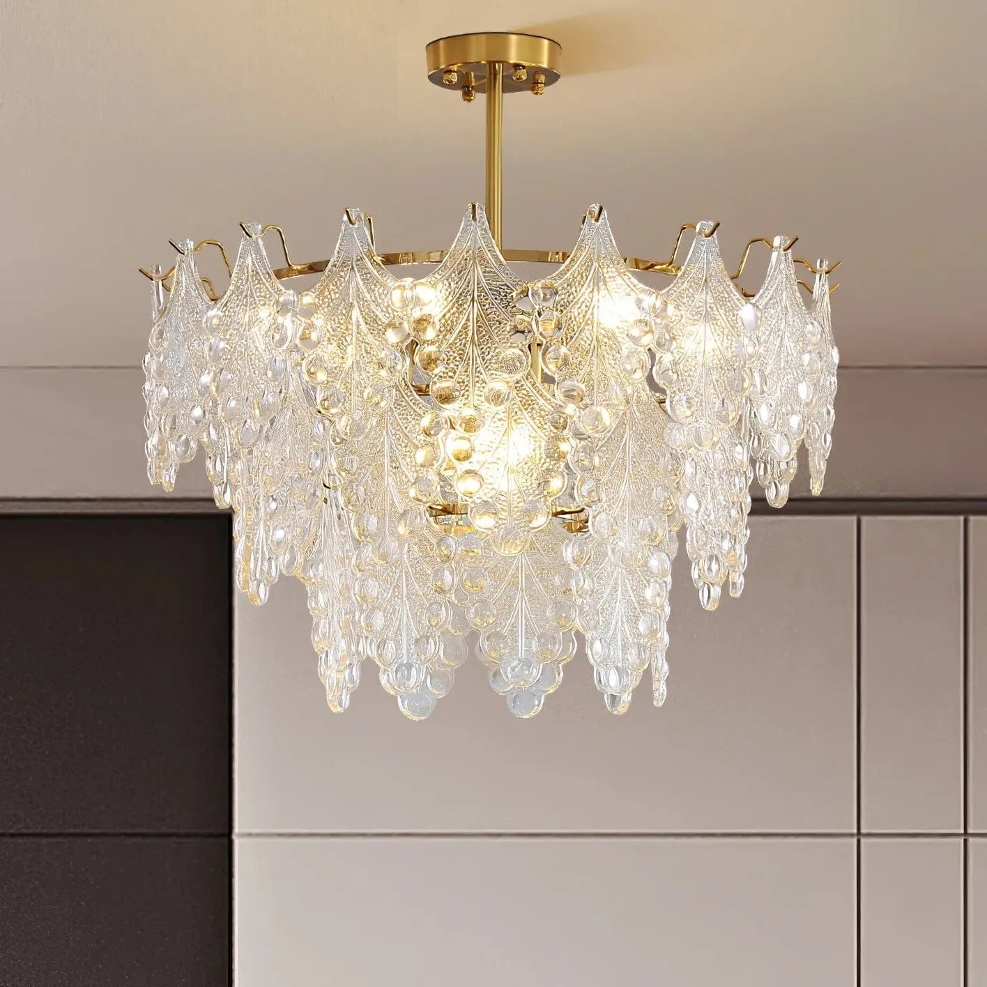 Vilary Layered Glass Chandelier