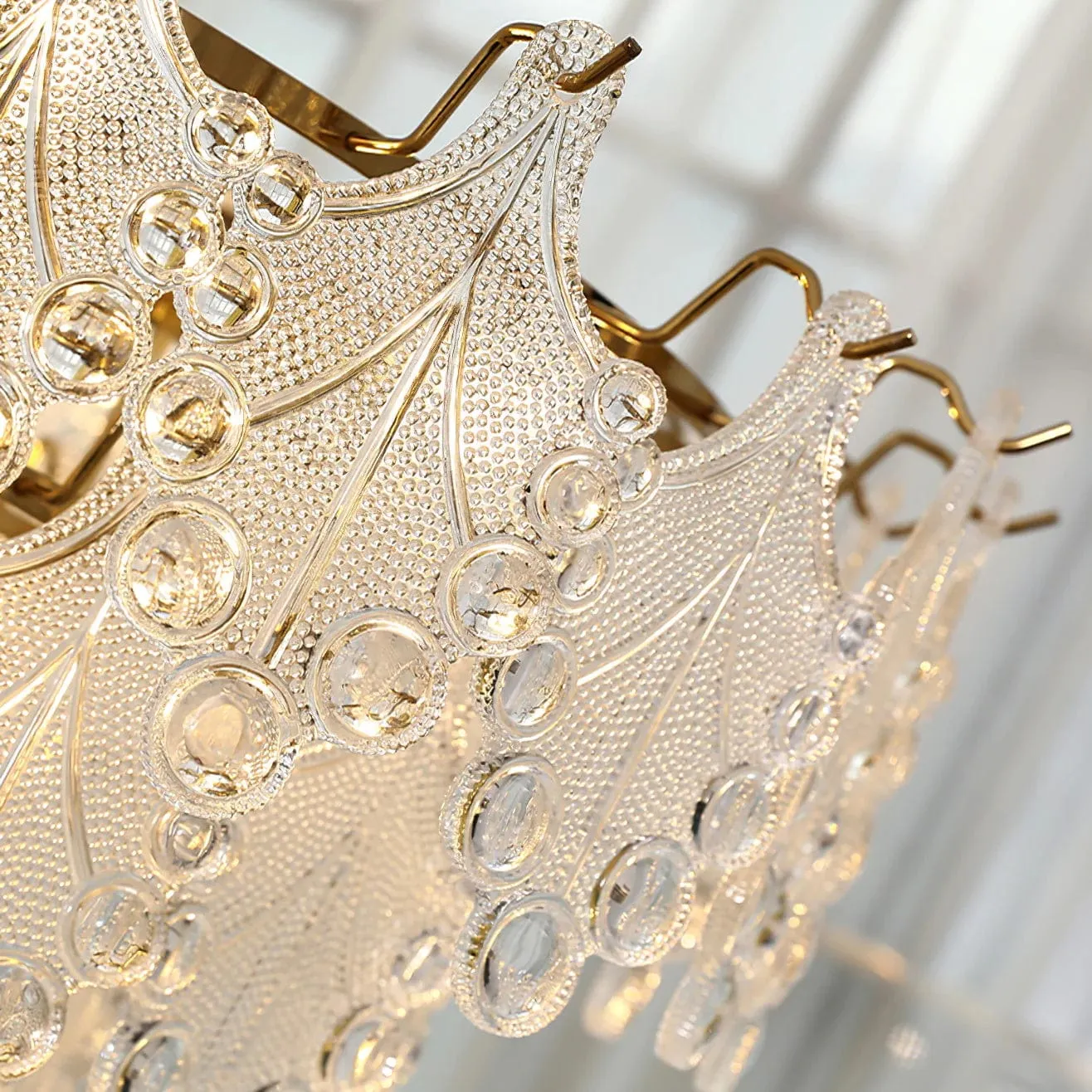 Vilary Layered Glass Chandelier