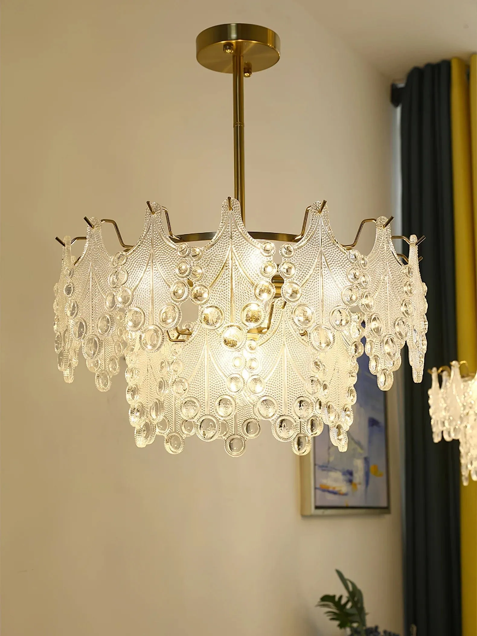 Vilary Layered Glass Chandelier