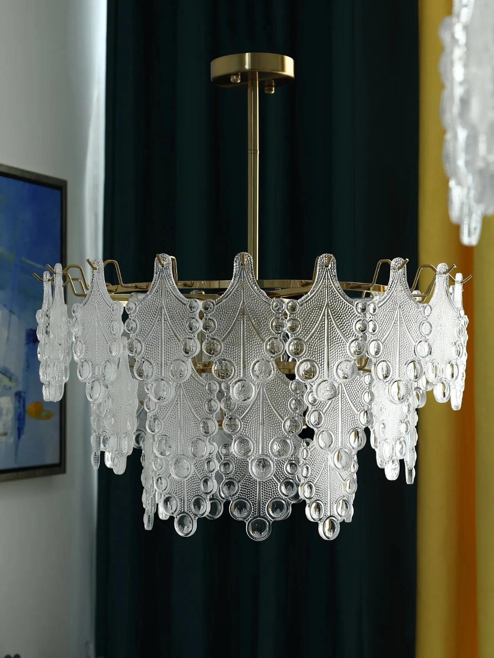 Vilary Layered Glass Chandelier