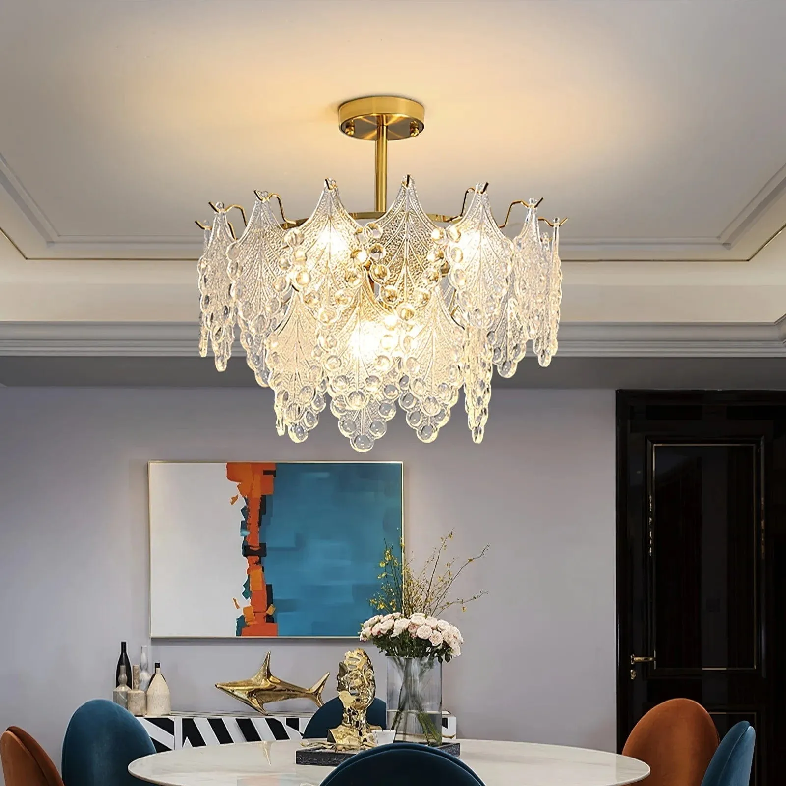 Vilary Layered Glass Chandelier