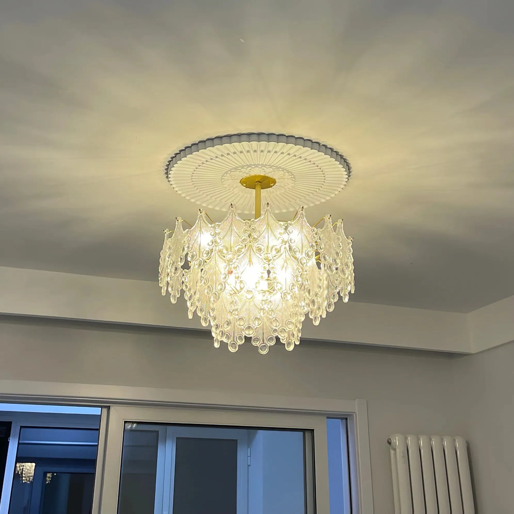 Vilary Layered Glass Chandelier