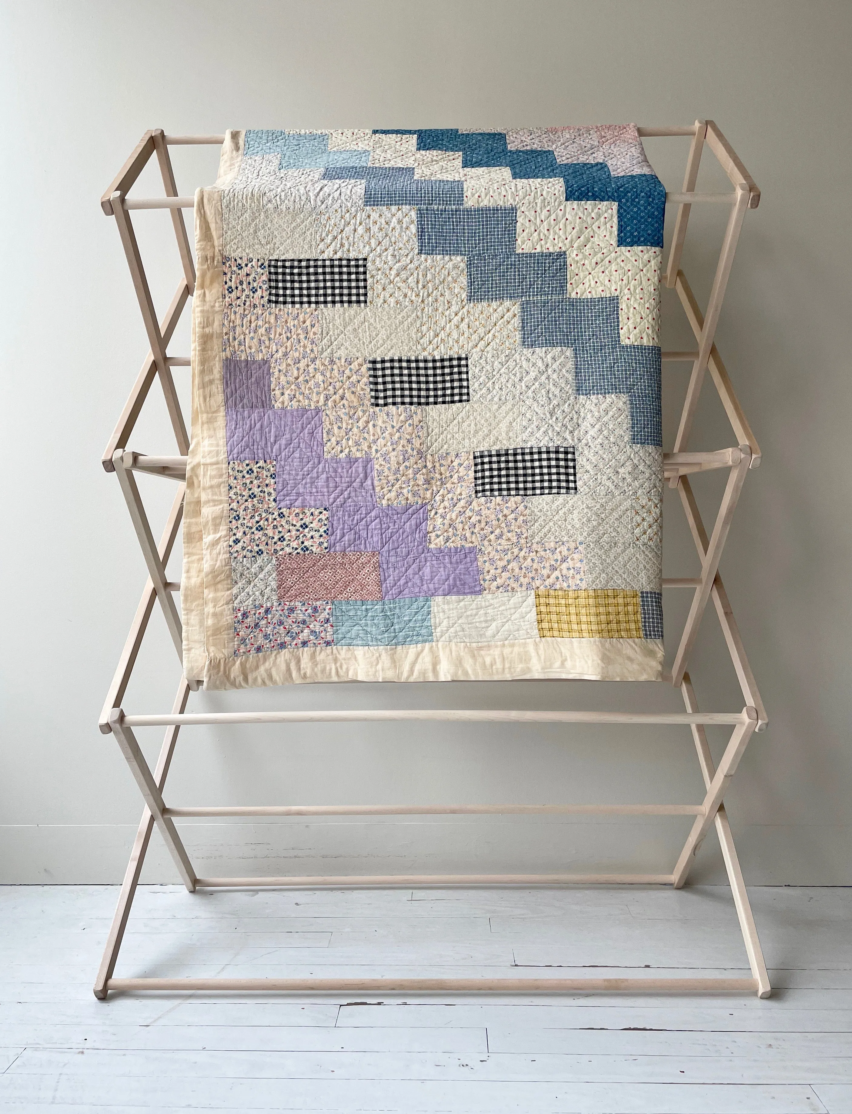 Vintage Artful Patchwork Quilt