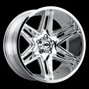 Vision Off-Road 363 Razor 20X10 6X139.7 -25mm Chrome