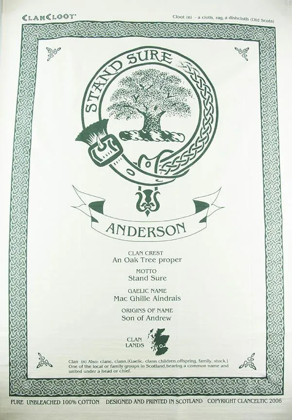 Walker Clan Tea Towel