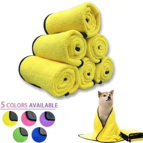 Water-Absorbent Pet Bath Towel