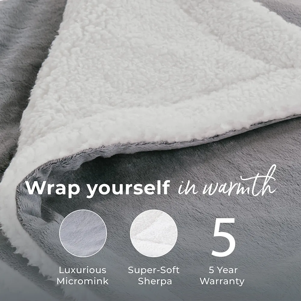 WeightedWarmth™ Weighted Throw Blanket with Heat