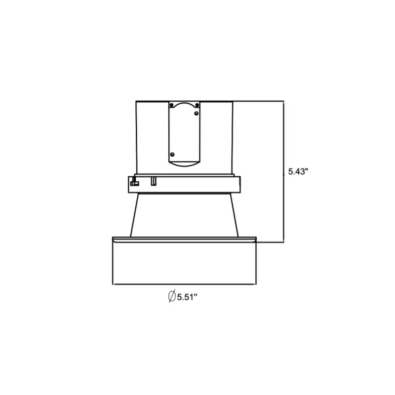 Westgate CRLC4 4" 15W LED Commercial Recessed Light, CCT