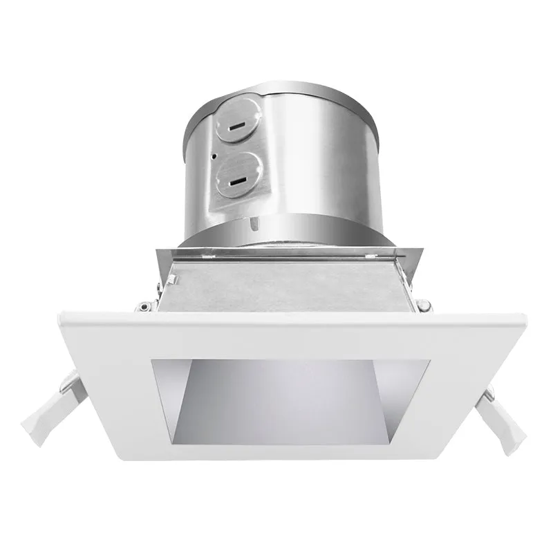 Westgate CRLC4 4" 15W LED Square Commercial Recessed Light, CCT