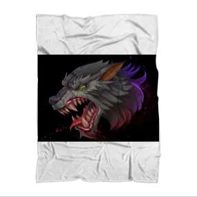 Wolf Sublimation Throw Blanket