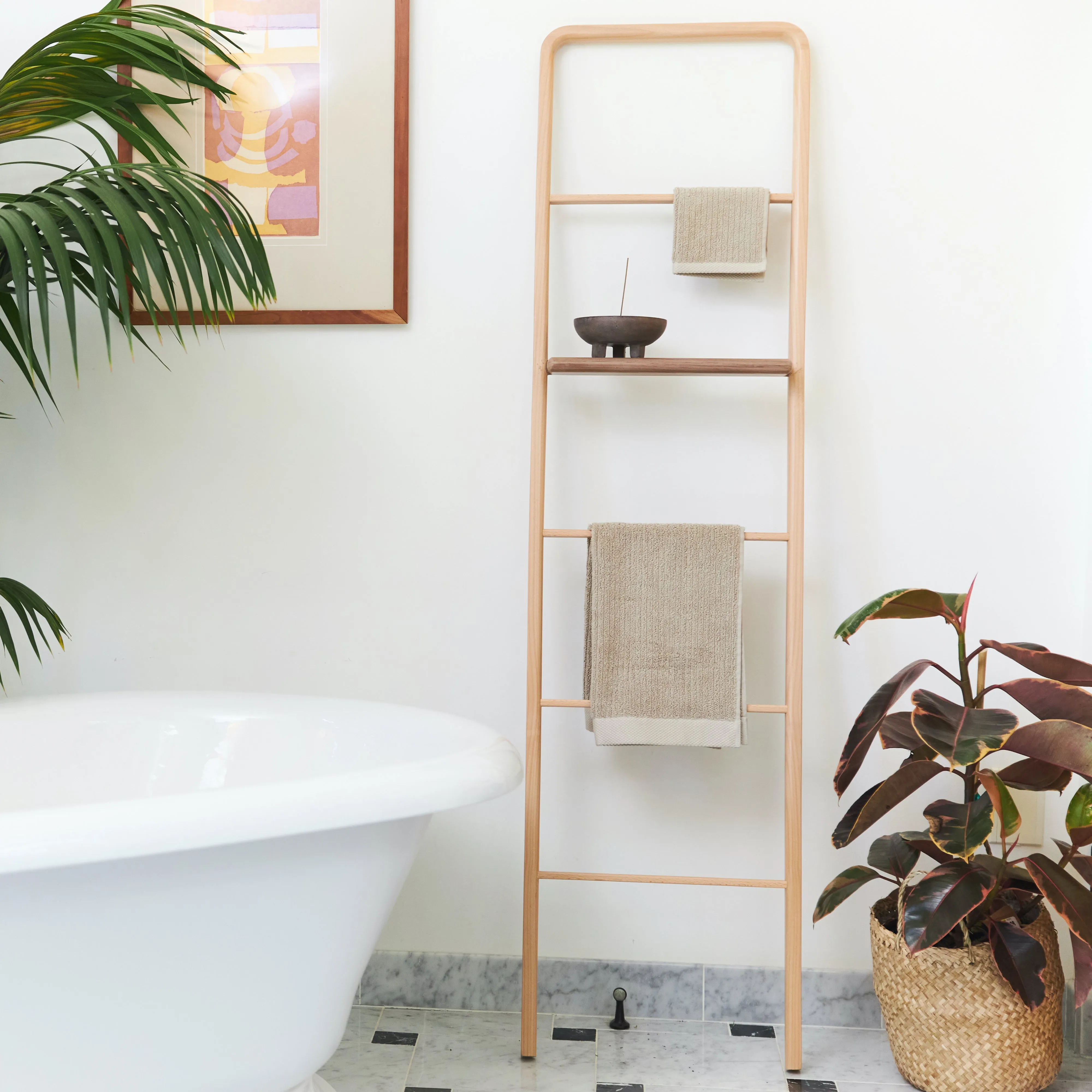 Wooden Towel Ladder