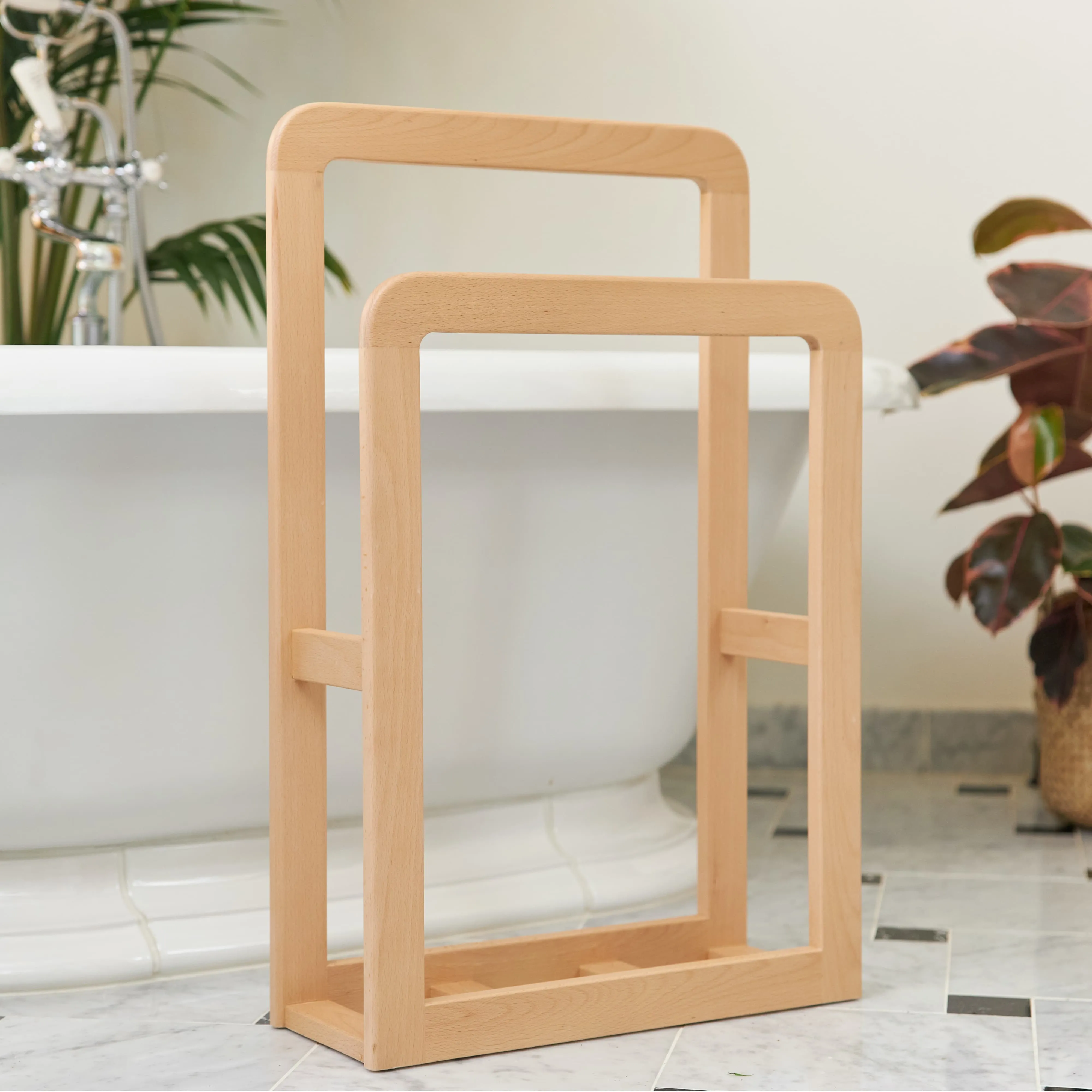 Wooden Towel Rack