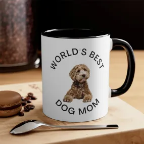 World's Best Dog Mom Multi-Color Coffee Mug Gifts for Doodle Owners