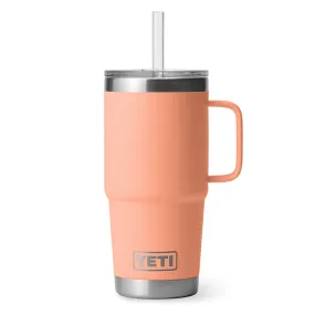 YETI Rambler 25oz Straw Mug Lowcountry Peach